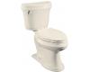 Kohler Leighton K-3651-47 Almond Comfort Height Toilet with Left-Hand Trip Lever