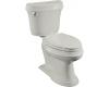 Kohler Leighton K-3651-95 Ice Grey Comfort Height Toilet with Left-Hand Trip Lever