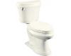 Kohler Leighton K-3651-96 Biscuit Comfort Height Toilet with Left-Hand Trip Lever