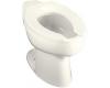 Kohler Highcrest K-4301-L-96 Biscuit Elongated Toilet Bowl with Rear Spud and Bedpan Lugs