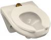 Kohler Kingston K-4330-47 Almond Elongated Wall-Hung Bowl with Top Spud