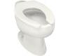 Kohler Wellcomme K-4349-0 White Elongated Toilet Bowl with Rear Spud
