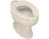 Kohler Wellcomme K-4349-L-47 Almond Elongated Toilet Bowl with Rear Spud and Bedpan Lugs