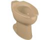Kohler Highcliff K-4367-33 Mexican Sand Elongated Toilet Bowl with Rear Spud