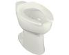 Kohler Highcliff K-4367-L-0 White Elongated Toilet Bowl with Rear Spud and Bedpan Lugs