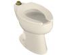 Kohler Highcliff K-4368-L-47 Almond Elongated Toilet Bowl with Top Spud and Bedpan Lugs