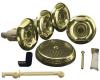 Kohler Flexjet K-9694-AF Vibrant French Gold Whirlpool Trim Kit with Four Jets