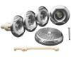 Kohler Flexjet K-9694-G Brushed Chrome Whirlpool Trim Kit with Four Jets