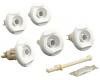 Kohler Flexjet K-9695-0 White Whirlpool Trim Kit with Five Jets