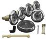 Kohler Flexjet K-9695-CP Polished Chrome Whirlpool Trim Kit with Five Jets