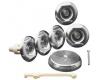 Kohler Flexjet K-9695-G Brushed Chrome Whirlpool Trim Kit with Five Jets