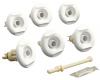 Kohler Flexjet K-9696-0 White Whirlpool Trim Kit with Six Jets