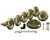 Kohler Flexjet K-9696-AF Vibrant French Gold Whirlpool Trim Kit with Six Jets