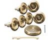 Kohler Flexjet K-9696-BV Vibrant Brushed Bronze Whirlpool Trim Kit with Six Jets