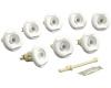 Kohler Flexjet K-9698-0 White Whirlpool Trim Kit with Eight Jets