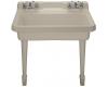 Kohler Harborview K-6607-4-G9 Sandbar Self-Rimming or Wall-Mount Utility Sink with Four-Hole Faucet Drilling