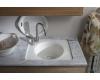 Kohler Tandem K-6654-1LU-0 White Undercounter Cast Iron Utility Sink