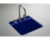 Kohler Park Falls K-6655-1U-30 Iron Cobalt Undercounter Sink with One-Hole Faucet Drilling