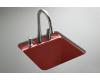Kohler Park Falls K-6655-2U-R1 Roussillon Red Undercounter Sink with Two-Hole Faucet Drilling