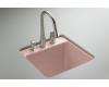 Kohler Park Falls K-6655-3U-45 Wild Rose Park Falls Undercounter Utility Sink with Three-Hole Faucet Drilling