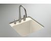 Kohler Park Falls K-6655-3U-47 Almond Park Falls Undercounter Utility Sink with Three-Hole Faucet Drilling