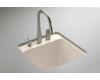 Kohler Park Falls K-6655-3U-55 Innocent Blush Park Falls Undercounter Utility Sink with Three-Hole Faucet Drilling