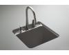 Kohler Park Falls K-6655-3U-58 Thunder Grey Park Falls Undercounter Utility Sink with Three-Hole Faucet Drilling