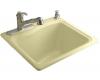 Kohler River Falls K-6657-1-Y2 Sunlight Self-Rimming Sink with Single-Hole Faucet Drilling