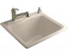 Kohler River Falls K-6657-2R-55 Innocent Blush Self-Rimming Sink with Two-Hole Drilling