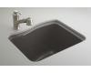 Kohler River Falls K-6657-4U-58 Thunder Grey Undercounter Sink with Four-Hole Faucet Drilling