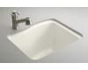Kohler River Falls K-6657-4U-96 Biscuit Undercounter Sink with Four-Hole Faucet Drilling
