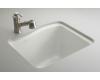 Kohler River Falls K-6657-4U-FF Sea Salt Undercounter Sink with Four-Hole Faucet Drilling