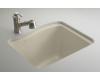 Kohler River Falls K-6657-4U-G9 Sandbar Undercounter Sink with Four-Hole Faucet Drilling