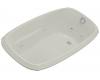 Kohler Portrait K-1014-HA-95 Ice Grey 5' Whirlpool Bath Tub with Custom Pump Location