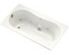 Kohler ProFlex 6032 K-1106-CN-0 White Whirlpool Bath Tub with Custom Pump Location
