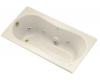 Kohler ProFlex 6032 K-1106-CN-47 Almond Whirlpool Bath Tub with Custom Pump Location