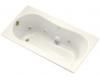 Kohler ProFlex 6032 K-1106-CN-96 Biscuit Whirlpool Bath Tub with Custom Pump Location
