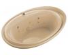 Kohler Purist K-1110-AH-33 Mexican Sand Whirlpool Bath Tub with Spa Experience