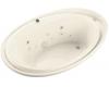 Kohler Purist K-1110-AH-47 Almond Whirlpool Bath Tub with Spa Experience
