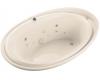 Kohler Purist K-1110-AH-55 Innocent Blush Whirlpool Bath Tub with Spa Experience