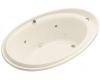 Kohler Purist K-1110-CT-47 Almond Whirlpool Bath Tub with Relax Experience