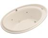 Kohler Purist K-1110-CT-55 Innocent Blush Whirlpool Bath Tub with Relax Experience
