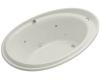 Kohler Purist K-1110-CT-95 Ice Grey Whirlpool Bath Tub with Relax Experience