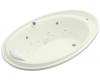 Kohler Purist K-1110-V-NG Tea Green Whirlpool Bath Tub with Spa/Massage Experience