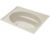 Kohler Windward K-1112-GLF-G9 Sandbar 5' BubbleMassage Bath Tub with Three-Side Integral Flange and Left-Hand Drain