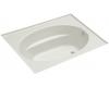 Kohler Windward K-1112-GRF-95 Ice Grey 5' BubbleMassage Bath Tub with Three-Side Integral Flange and Right-Hand Drain