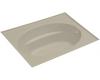 Kohler Windward K-1112-GRF-G9 Sandbar 5' BubbleMassage Bath Tub with Three-Side Integral Flange and Right-Hand Drain