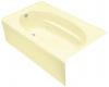 Kohler Windward K-1112-HL-Y2 Sunlight 5' Whirlpool Bath Tub with Heater, Integral Apron and Left-Hand Drain