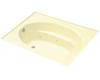 Kohler Windward K-1112-L-Y2 Sunlight 5' Whirlpool Bath Tub with Three-Sided Integral Tile Flange and Left-Hand Drain