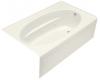 Kohler Windward K-1114-RA-96 Biscuit 6' Whirlpool Bath Tub with Integral Apron and Right-Hand Drain